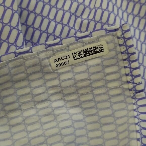 Bugatchi Long Sleeve 100% Cotton Classic Fit Dress Shirt - Picture 10 of 10